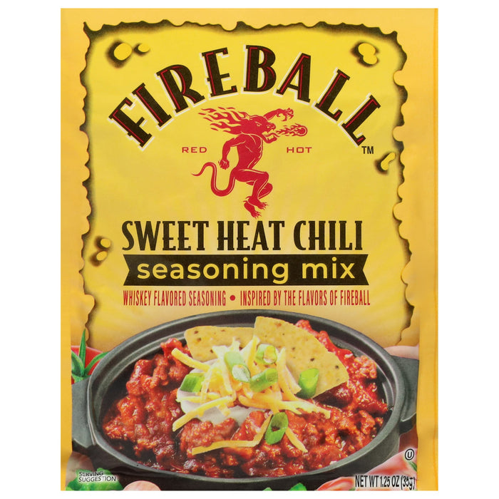 Fireball Cinnamon Sweet Heat Chili - 1.25 oz  - 12 Count