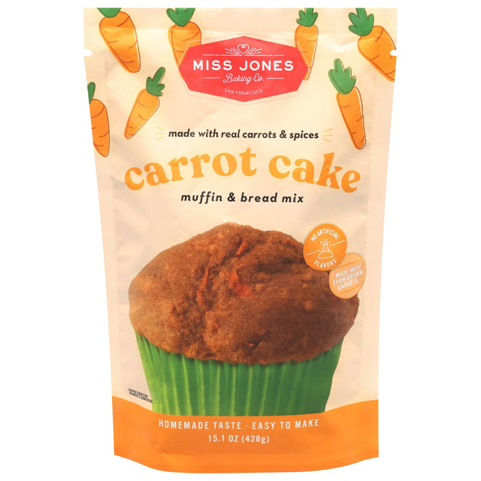 Miss Jones Baking Co. Carrot Cake Muffin & Bread Mix - 6 Count - 15.1 Oz