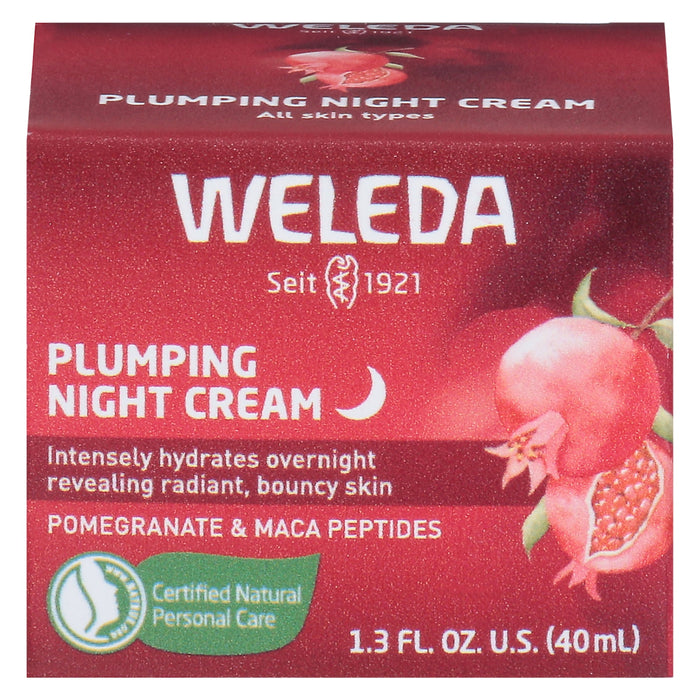 Weleda Plumping Night Cream - 1.3 Fl Oz - Wrinkle Smoothing & Hydrating