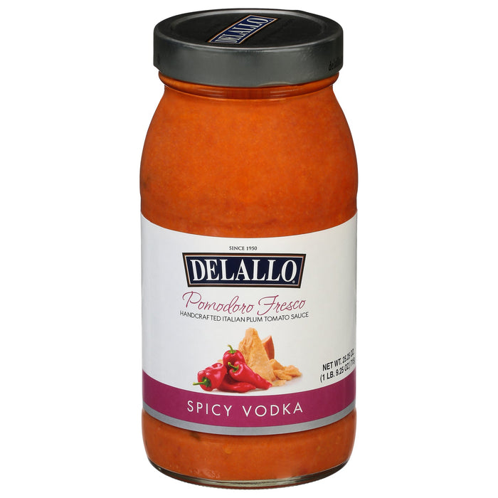 Delallo Spicy Vodka Pomodoro Sauce - 6 x 25.25 oz