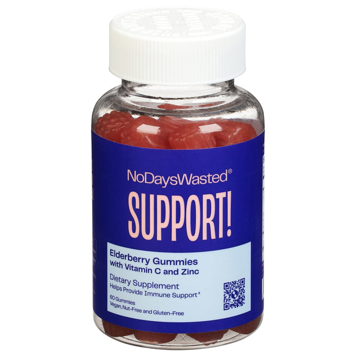 No Days Wasted Gummy Support Elderberry - 60 Count