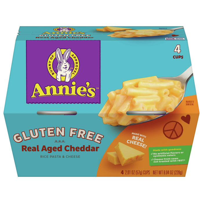 Annie's Homegrown Aged Cheddar Rice Pasta & Cheese - 6  of 4.25 oz