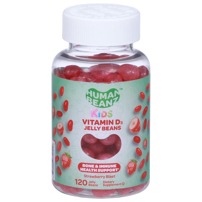 Human Beanz Kids Vitamin D Jelly Beans - 120 Count