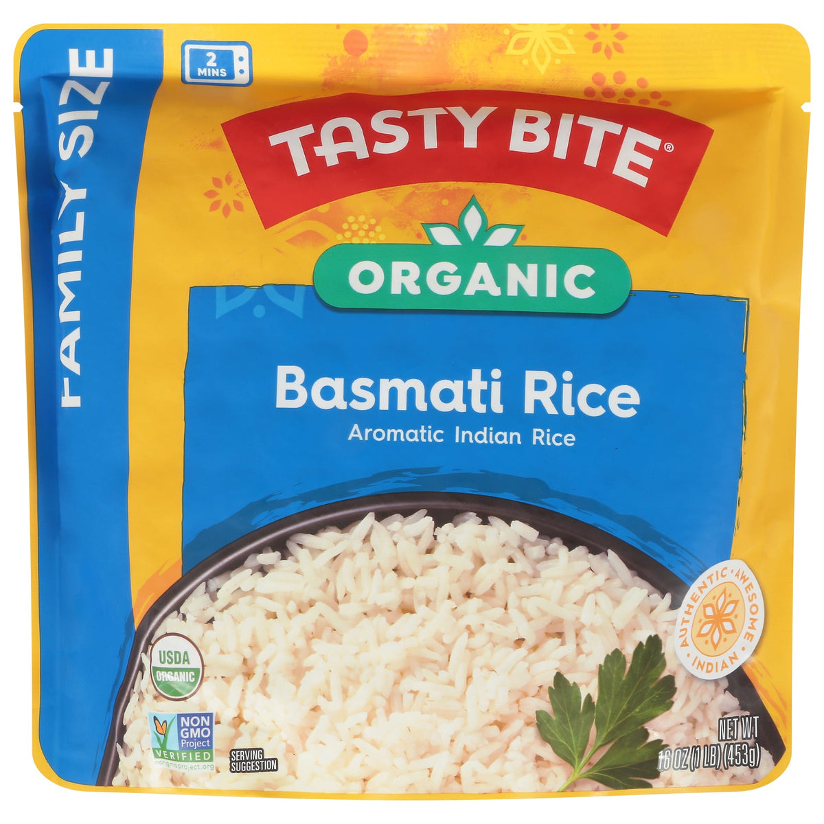 Models Bite Rice Tasty Bite Basmati Rice Family Size (Pack of 6) - 16 oz Pouches ...