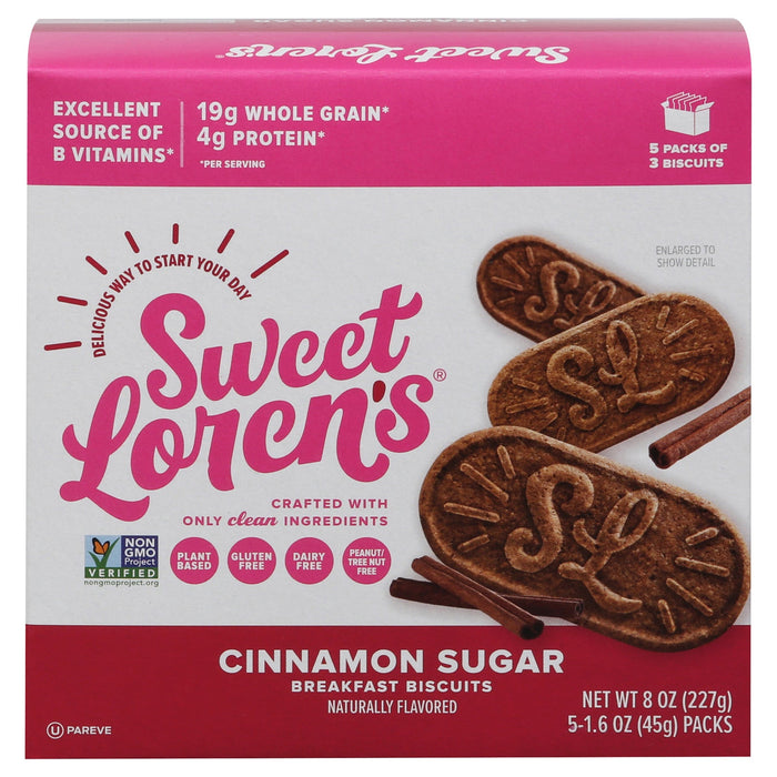 Sweet Loren's Cinnamon Sugar Breakfast Biscuits - 6/ 8 oz