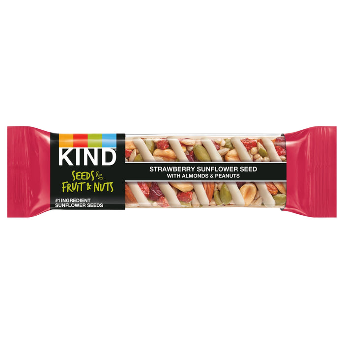 KIND Bar Straw Sunflower Seed, 1.4 oz, Pack of 12 - Gluten-Free & Nutritious Snack