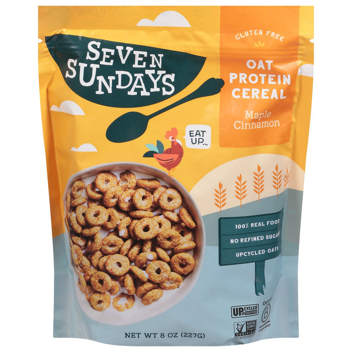Seven Sundays Maple Cinnamon Oat Cereal (Pack of 6 - 8 oz )