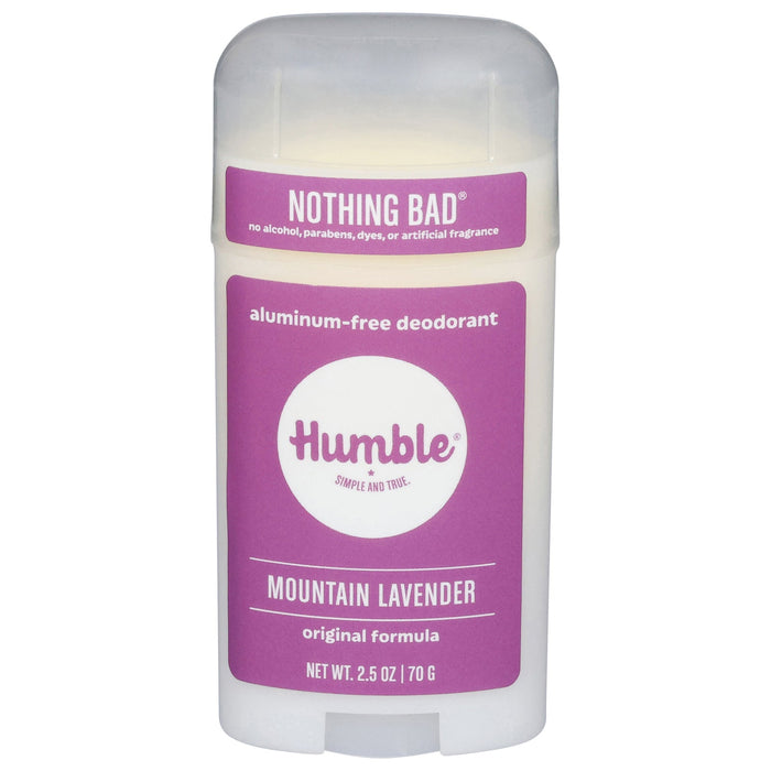 Humble Brands Mountain Lavender Deodorant - 2.5 Oz - Natural & Effective Odor Protection