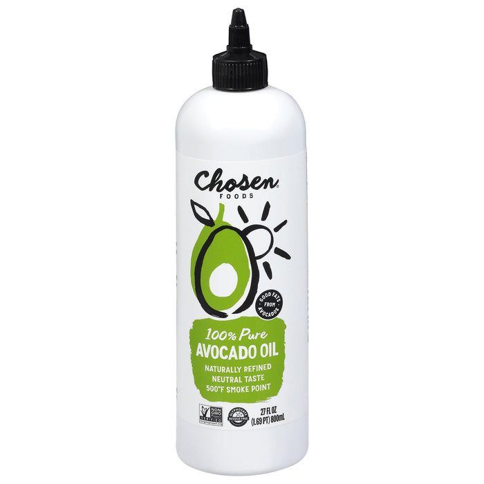 Chosen Foods Avocado Oil Squeeze Bottle (Pack of 6) - 800mL
