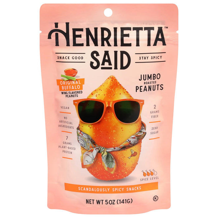 Henrietta Said Buffalo Peanuts Original, 12-Pack of 5 oz Bags