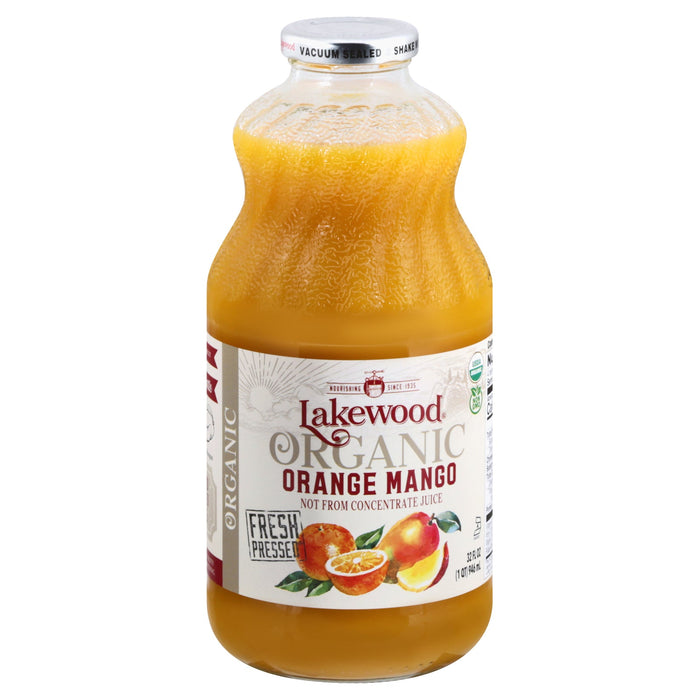 Lakewood Juice Organic Orange Mango - 6/32 oz