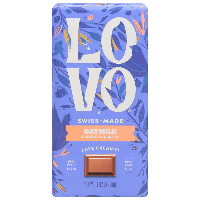 Lovo Chocolate Oat Milk Plant-Based Bars - Pack of 12 - 2.82 Oz