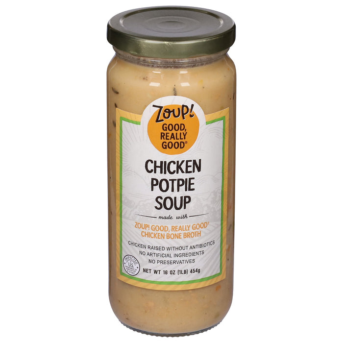 Zoup! Good, Really Good Chicken Potpie Soup - 6 Count (16 oz. Frozen Bowls)