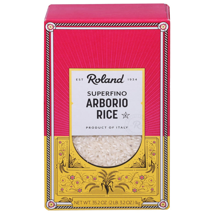 Roland Products - Arborio Rice, 35.2 oz (Pack of 10) - Italian Risotto Rice