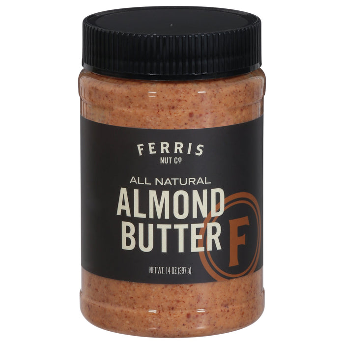 Ferris Nut Co. All Natural Smooth Almond Butter, 14 oz , 6-Count Case