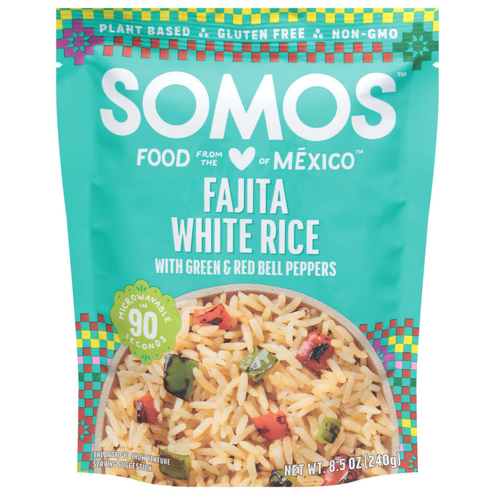 Somos Rice White Fajita, 6 x 8.5 oz Pouches