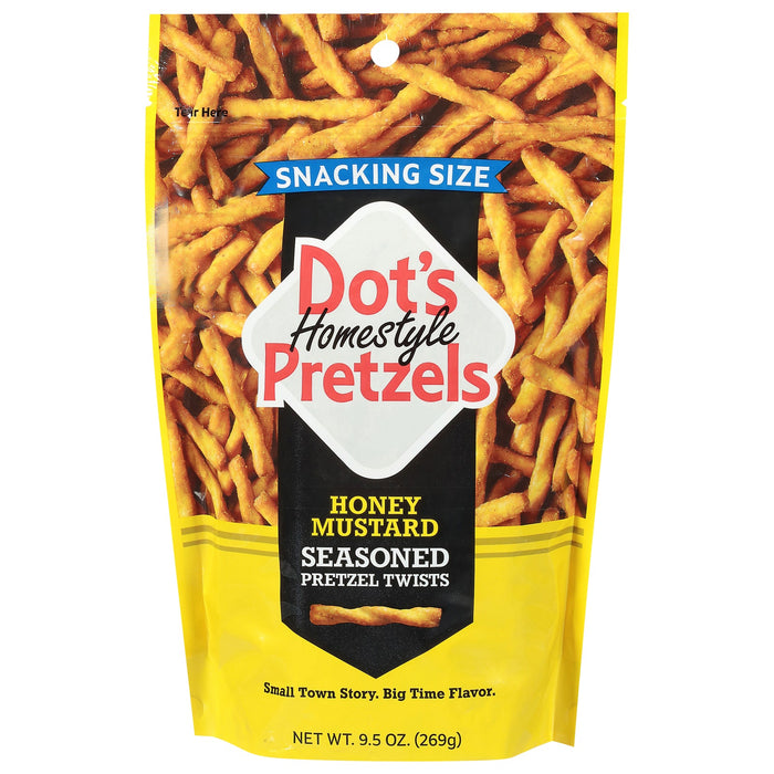 Dot's Pretzels Honey Mustard Pretzels - 9.5 oz - 10 Count Case