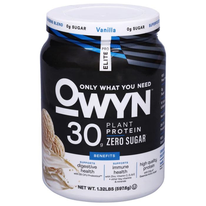 Owyn What You Need Elite Vanilla Protein Powder - 1.32 lb - 3 Count