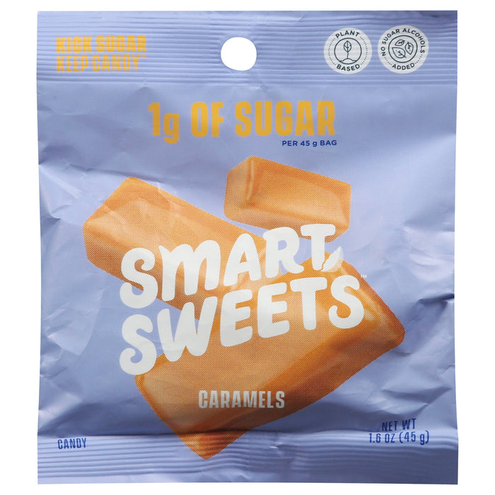 Smartsweets Caramels - Chewy Candy, Low Sugar - (Pack of 12) 1.6 Oz Bags