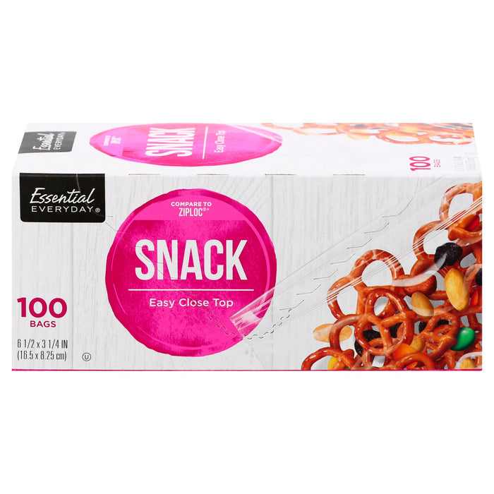 Essential Everyday Snack Bags, 1.15 oz, 12-100 Count