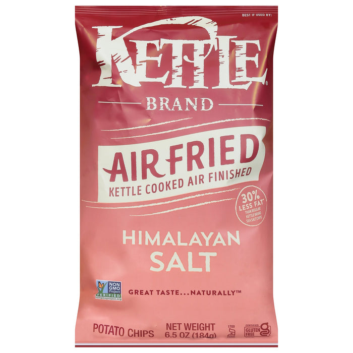 Kettle Brand Himalayan Salt Potato Chips, 6.5 oz Bags, 12 Count
