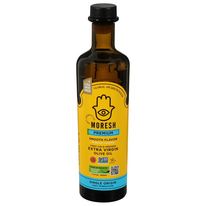Moresh Extra Virgin Olive Oil - 17 fl oz (Pack of 6) - Premium Quality