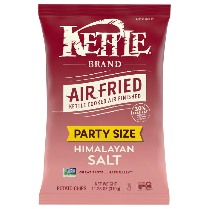 Kettle Brand Air Fried Himalayan Salt Potato Chips, 9-11.25 oz Bags (Pack of 9)
