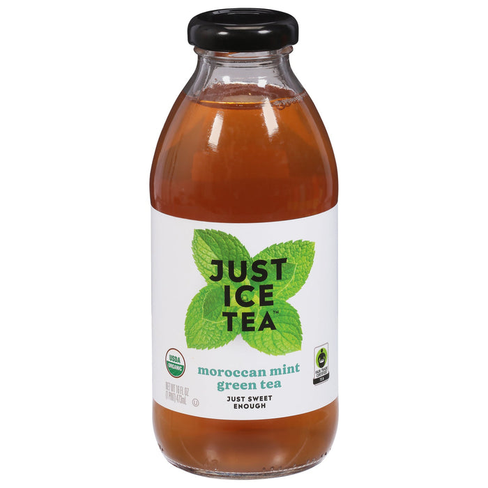 Just Ice Tea Moroccan Mint Green Tea (Pack of 12 - 16 fl oz)