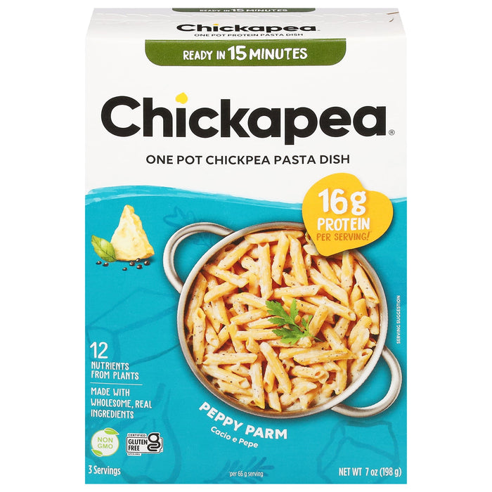 Chickapea Pasta One Pot Pepper Parmesan - Pack of 6 x 7 oz