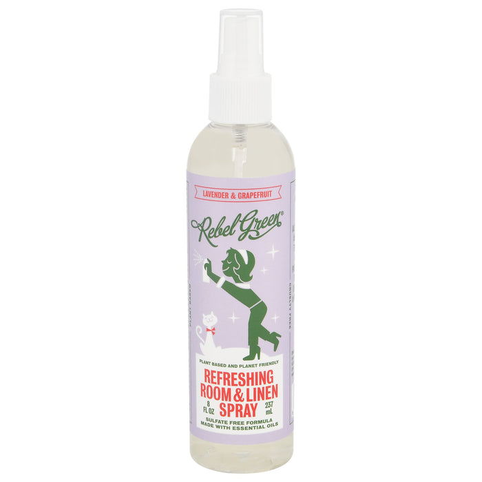 Rebel Green Room & Linen Spray - Lavender & Grapefruit Scent - (Pack of 8 - 8 fl oz )