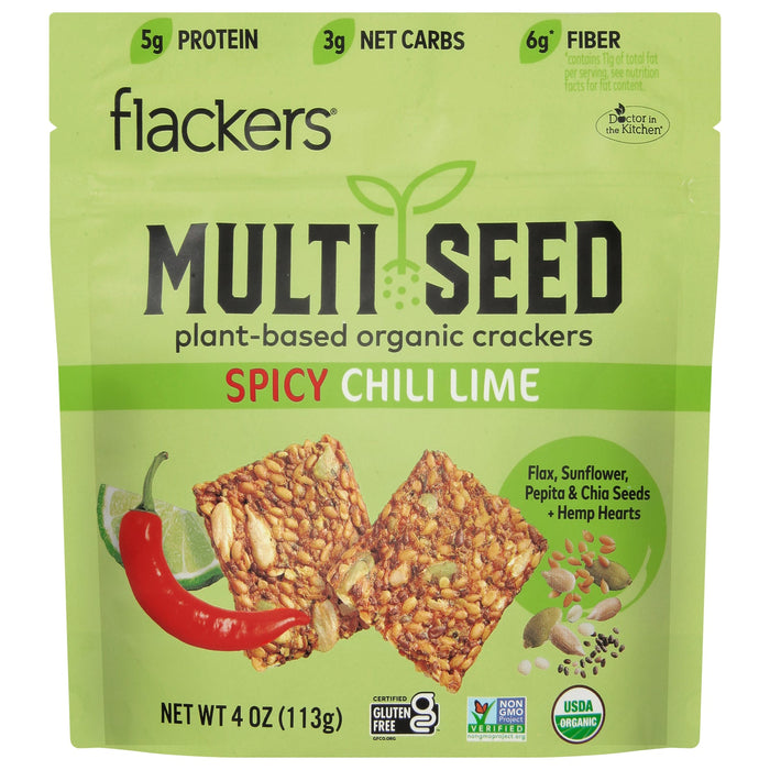 Dr. In The Kitchen Flackers Crackers - Original, 6 Packs of 4 oz