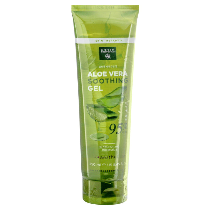 Earth Therapeutics Aloe Vera Gel - 8.45 fl oz - Soothing Relief for Sunburn & Dry Skin