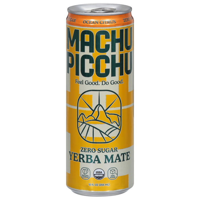 Machu Picchu Drnk Organic Yerba Mate Citrus - 12