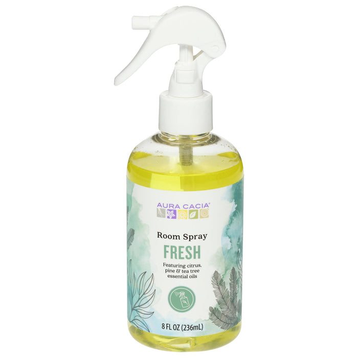 Aura Cacia Fresh Room Spray - Natural Aromatherapy Air Freshener - 8 fl oz