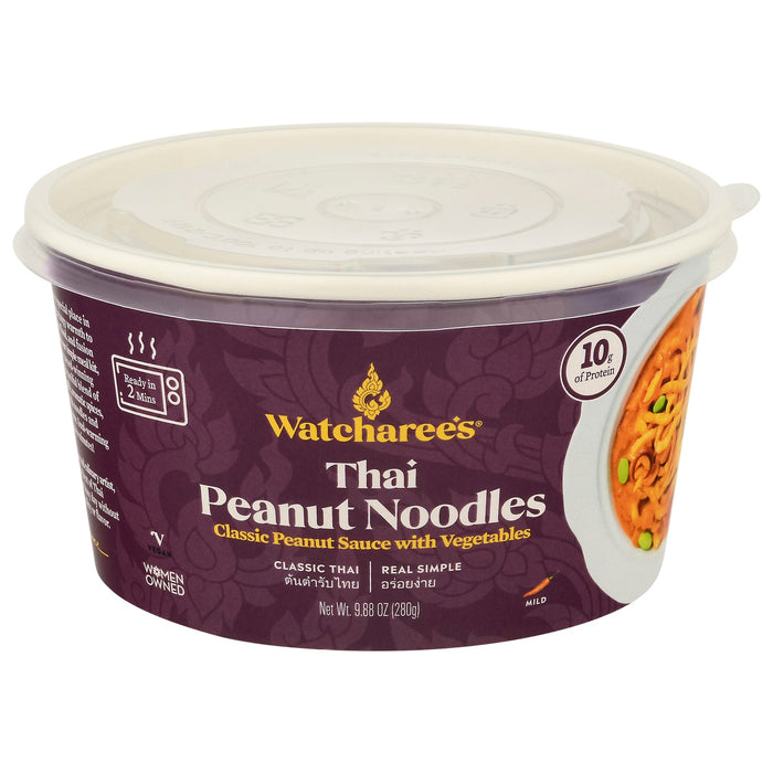 Watcharee's Thai Peanut Noodle Bowl - 6 x 9.88 Oz - Authentic Flavor
