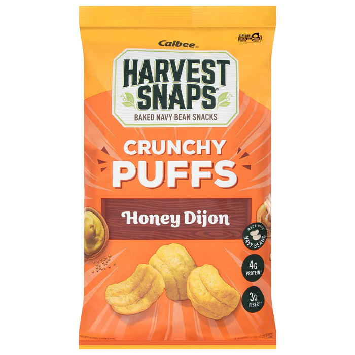 Harvest Snaps Crunchy Puffs Honey Dijon, 6 Bags of 4.2 Oz. - Baked Pea Snacks