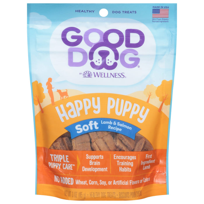 Wellness Hpuppy Soft Lamb & Salmon Treats - 6 x 3 oz Pouches
