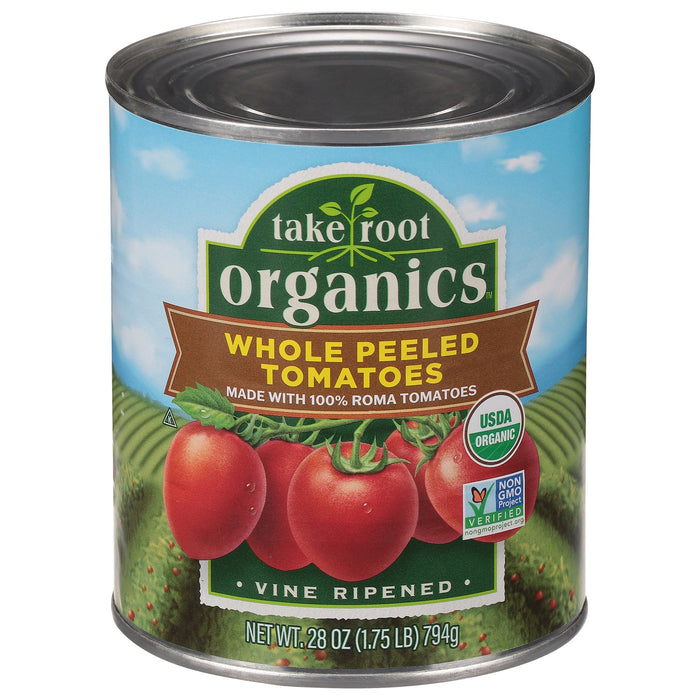 Take Root Organics Whole Peeled Tomatoes, 6-28 oz