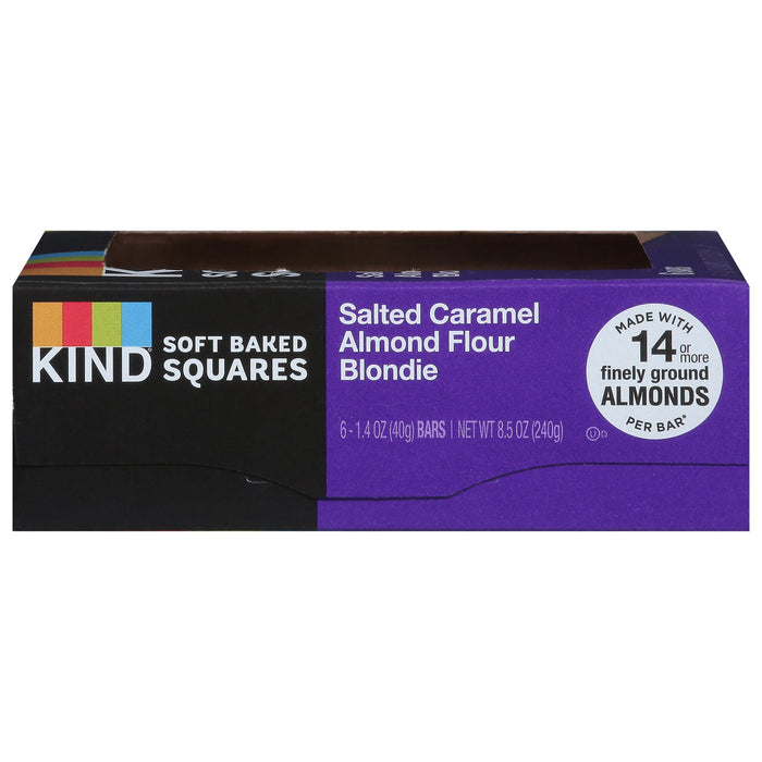Kind Sea Salt Caramel Almond Butter Blend Snack Squares, 6- Pack of 8 (8.5 oz)