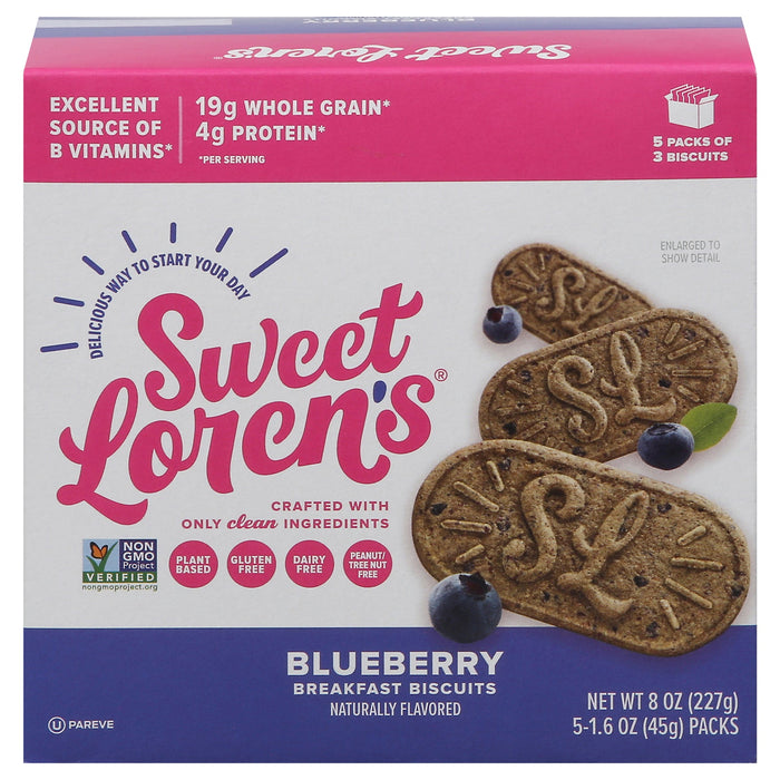 Sweet Loren's Blueberry Breakfast Biscuits - 6/ 8 oz