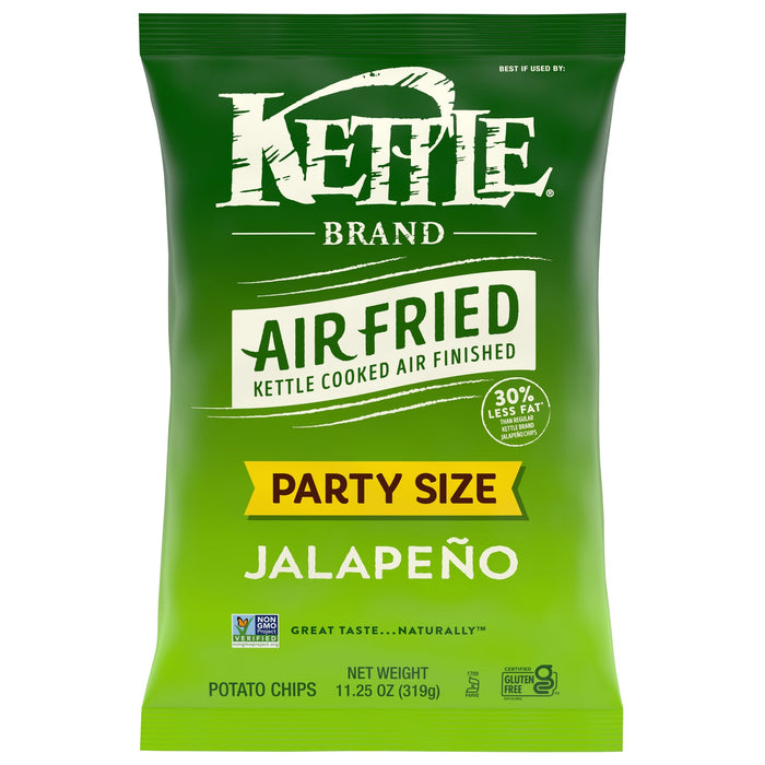 Kettle Brand Air Fried Jalapeno Chips - 9-11.25 Oz - Pack of 9