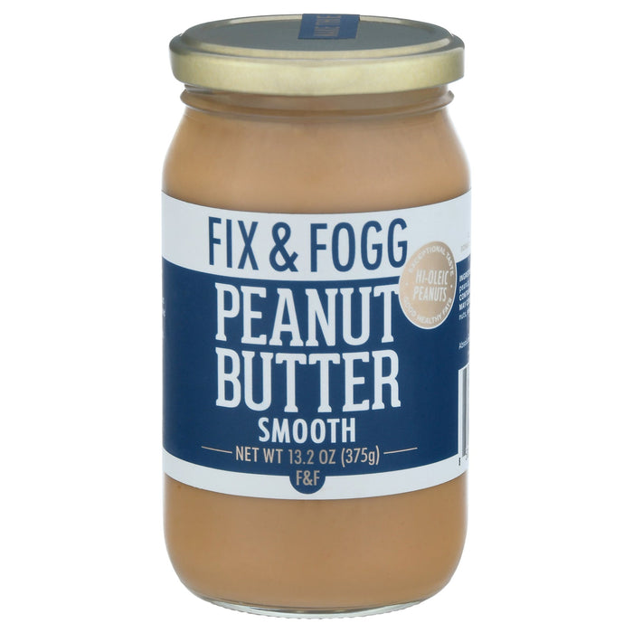 Fix & Fogg Butter Smooth Peanut Butter - 6 x 13.2 oz
