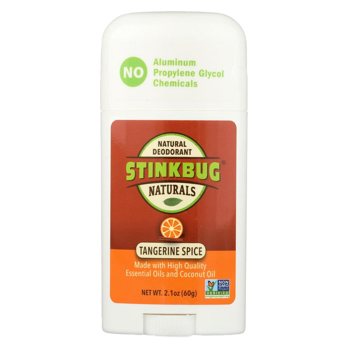 Stinkbug Naturals Tangerine Spice Natural Deodorant, 2.1 oz - Aluminum-Free Odor Protection