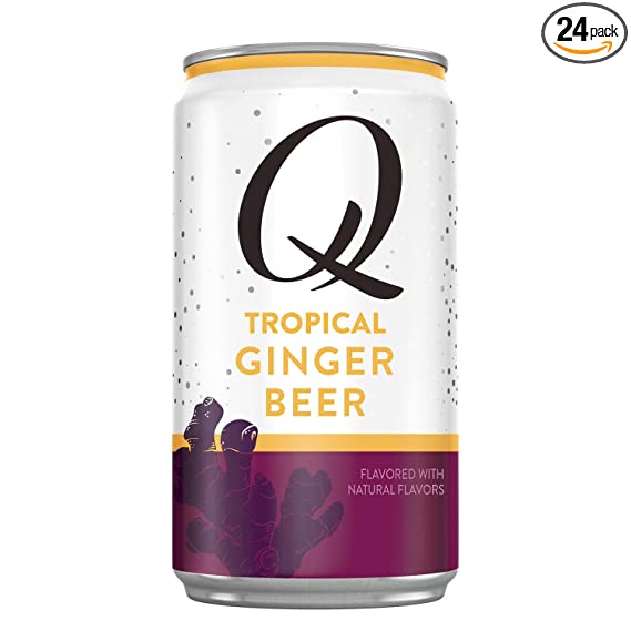 Q Drinks Ginger Beer Tropical (Pack of 6-4/7.5 Fl Oz)