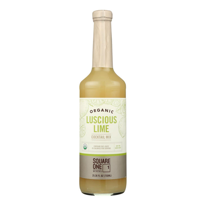 Square One Organic Mixers - Cocktail Mx Luscious Lime - Case Of 6-25.36 Fz