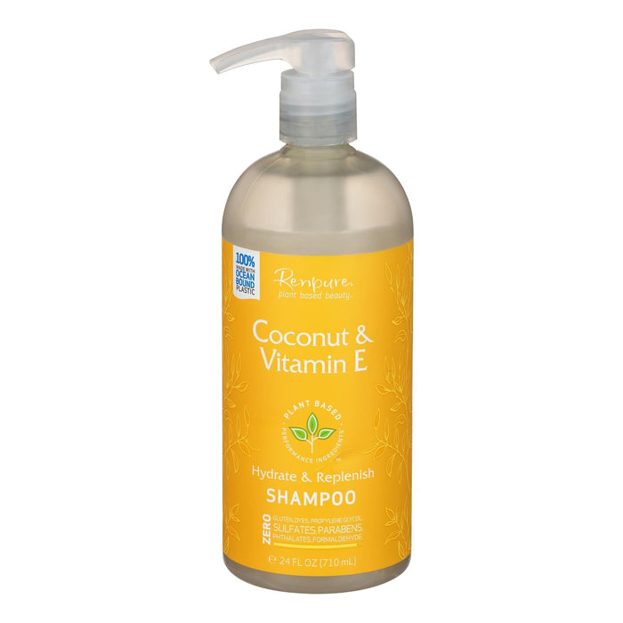 Renpure - Shampoo Coconut & vitamin E - 24 fl oz