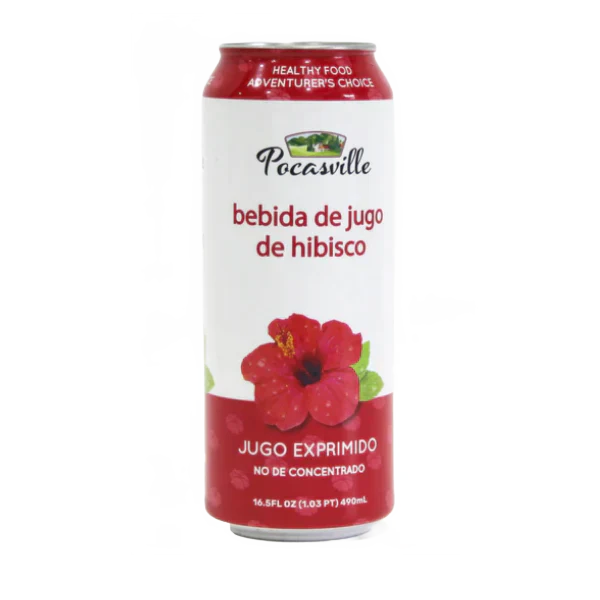 Pocasville Hibiscus/Jamaica Juice Drink (30% Juice) 16.5 oz