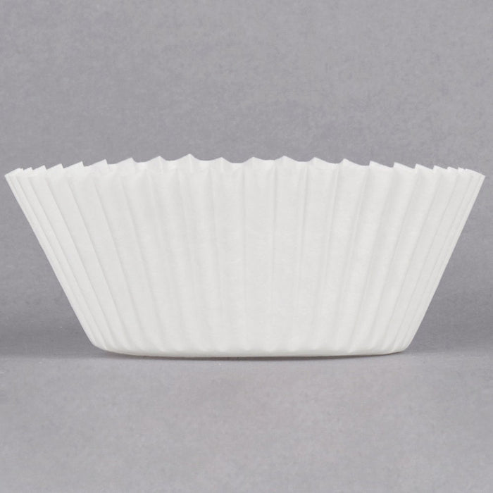 White Fluted Baking Cups - Standard Size 2" x 1 1/4"