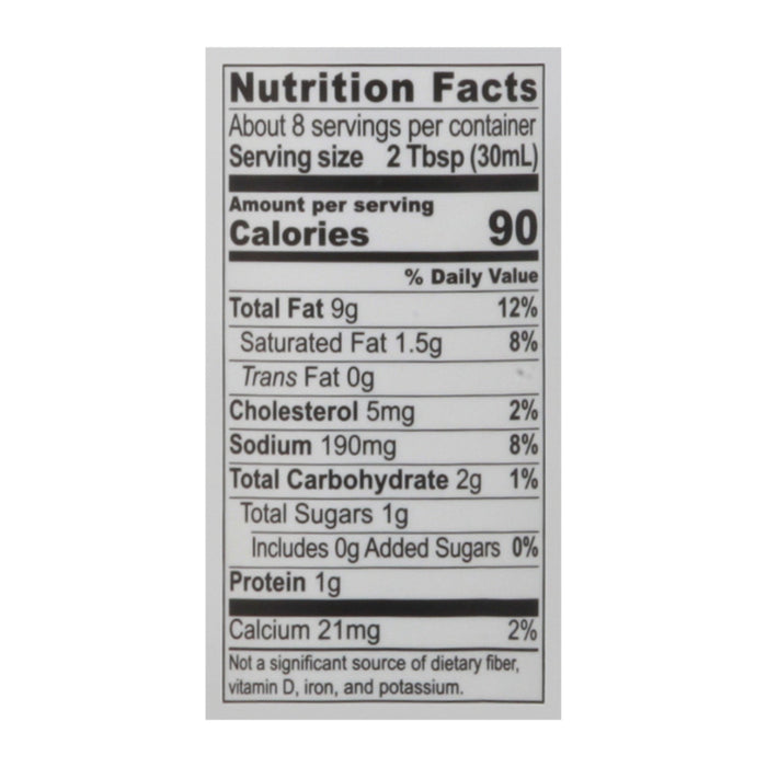 Chosen Foods - Drsng/mrnd Chptl Ranch - Case Of 6-8 Fz