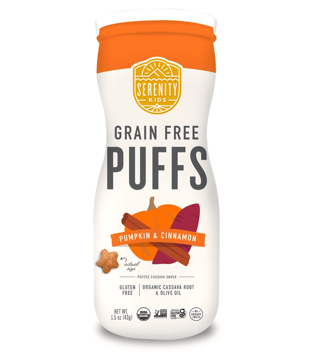 Serenity Kids Puffs Pumpkin Cinnamon (6-Pack, 1.5 Oz Each)